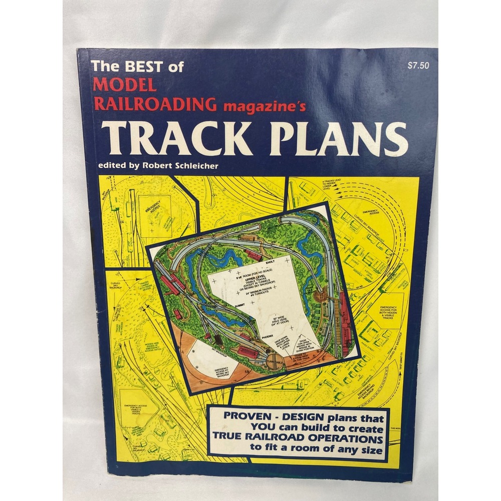 Best of Model Railroading Magazine Track Plans Robert Schleicher 1983 HO N Scale